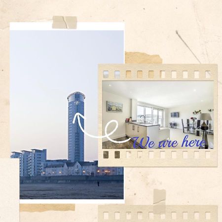 Appartamento Beach On The Doorstep Meridian Tower Marina Swansea Esterno foto